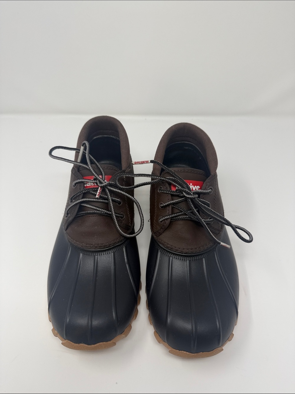 Waterproof Duck Boots - Brown & Black